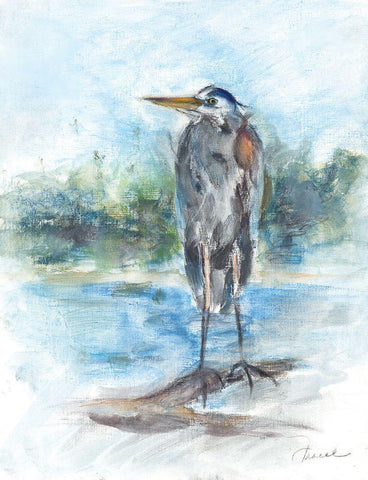 The Lookout Black Ornate Wood Framed Art Print with Double Matting by Owen-Cullimore, Tracy