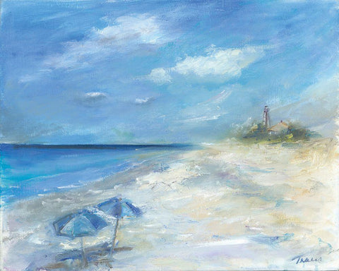 Sunday Fun Day White Modern Wood Framed Art Print with Double Matting by Owen-Cullimore, Tracy