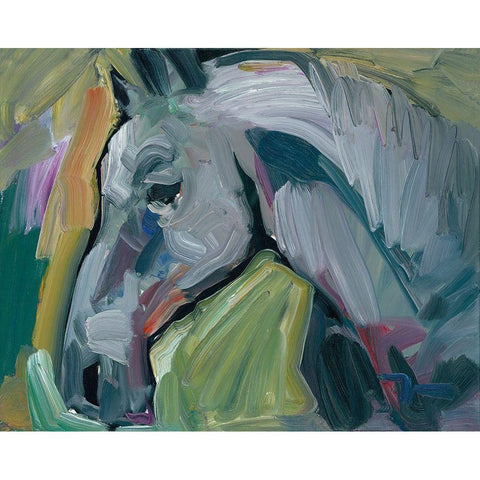 The Champion Black Modern Wood Framed Art Print with Double Matting by Trujillo, Jose