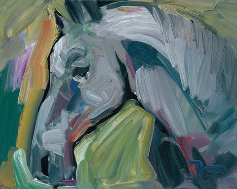 The Champion White Modern Wood Framed Art Print with Double Matting by Trujillo, Jose