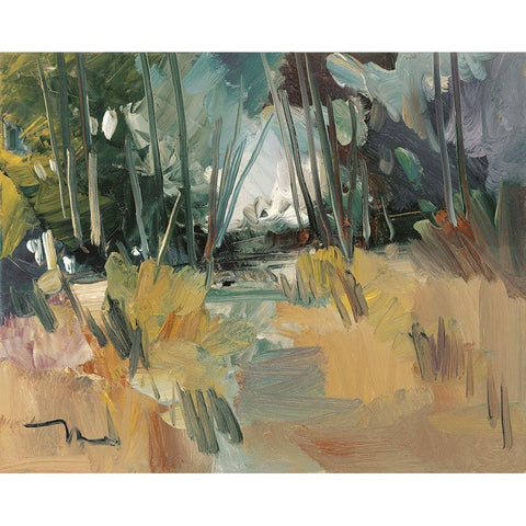 A New Day    White Modern Wood Framed Art Print by Trujillo, Jose