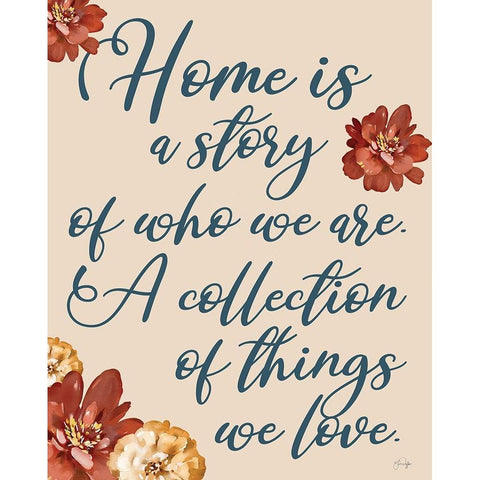 A Story of Love Black Modern Wood Framed Art Print with Double Matting by Yass Naffas Designs