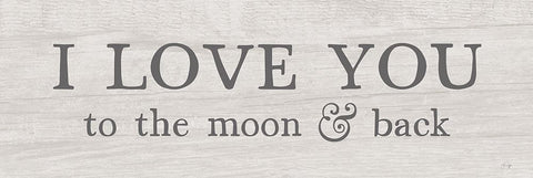 I Love You Black Ornate Wood Framed Art Print with Double Matting by Yass Naffas Designs