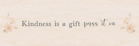 Pass It On White Modern Wood Framed Art Print with Double Matting by Yass Naffas Designs