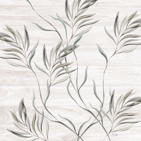 Simple Casual Calm White Modern Wood Framed Art Print with Double Matting by Yass Naffas Designs