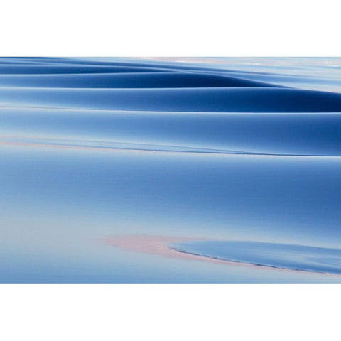 Southern Ocean-near South Georgia-Patterns created by the ship in the glassy water Black Modern Wood Framed Art Print with Double Matting by Goff, Ellen B.