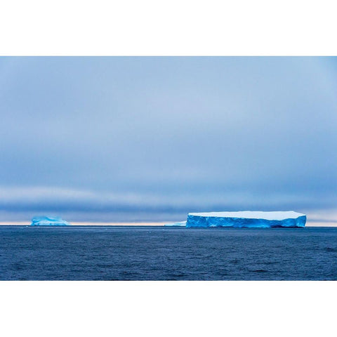 Iceberg in South Atlantic Ocean-Antarctica Gold Ornate Wood Framed Art Print with Double Matting by Su, Keren