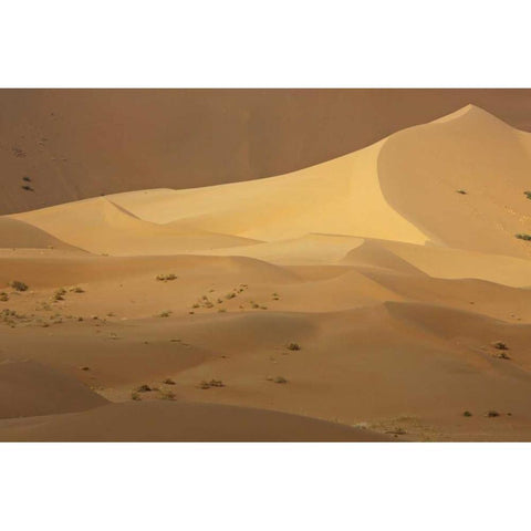 China, Badain Jaran Desert Contrasts in desert Black Modern Wood Framed Art Print by Anon, Ellen