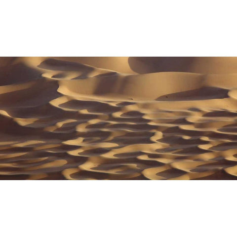 China, Badain Jaran Desert Desert patterns Black Modern Wood Framed Art Print by Anon, Ellen
