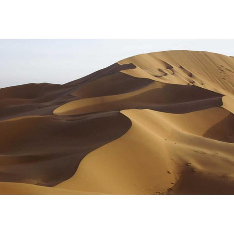 China, Badain Jaran Desert landscape Gold Ornate Wood Framed Art Print with Double Matting by Anon, Ellen
