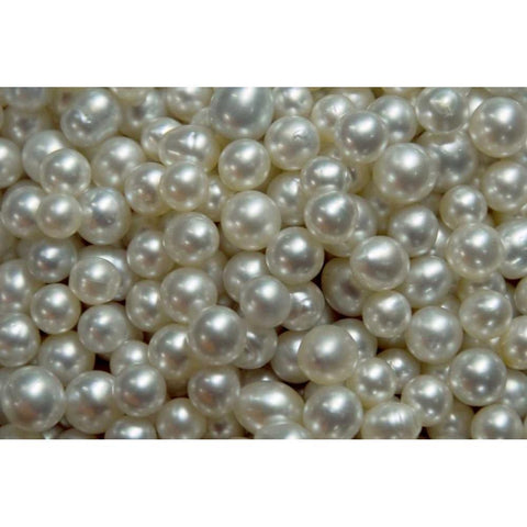 Bowl of pearls, Irian Jaya, West Papua, Indonesia Black Modern Wood Framed Art Print with Double Matting by Shimlock, Jones