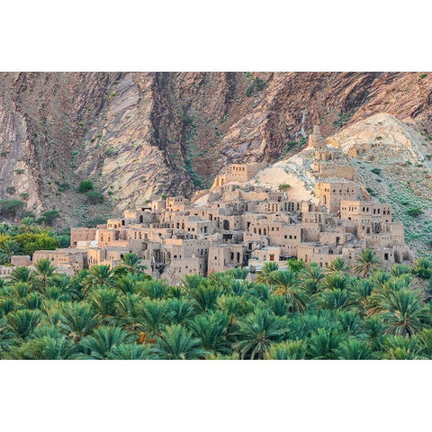 Middle East-Arabian Peninsula-Oman-Ad Dakhiliyah-Nizwa Black Modern Wood Framed Art Print with Double Matting by Wilson, Emily M.
