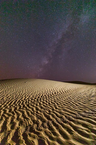 Middle East-Arabian Peninsula-Ash Sharqiyah North-Bidiyah Black Ornate Wood Framed Art Print with Double Matting by Wilson, Emily M.