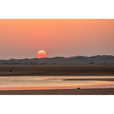 Middle East-Arabian Peninsula-Ash Sharqiyah South-Jalan Bani Buali Black Modern Wood Framed Art Print by Wilson, Emily M.