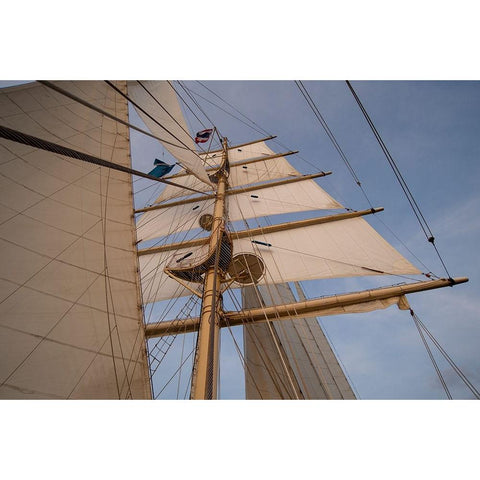 Star Clipper sailing cruise ship-Thailand Black Modern Wood Framed Art Print by Pitamitz, Sergio