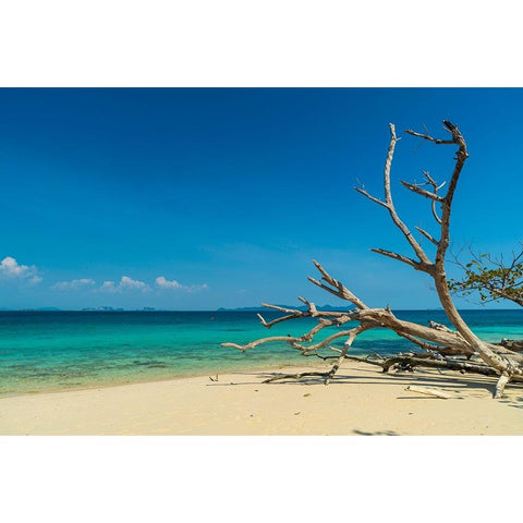 Ko Kradan-Talay Trang archipelago-Thailand Black Modern Wood Framed Art Print by Pitamitz, Sergio