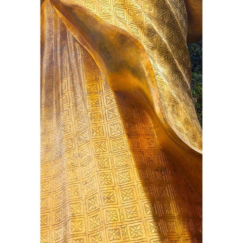 Thailand-Chonburi Province-Khao Sam Muk Shrine Statue of the Goddess Sam Muk  White Modern Wood Framed Art Print by Haseltine, Tom