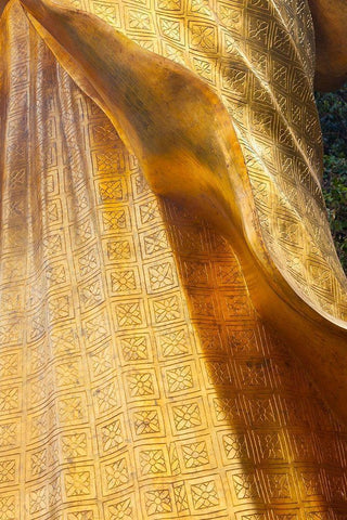 Thailand-Chonburi Province-Khao Sam Muk Shrine Statue of the Goddess Sam Muk  White Modern Wood Framed Art Print with Double Matting by Haseltine, Tom