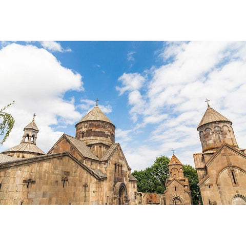 Armenia-Tsakhkadzor Kecharis Monastery An 11th century medieval monastic complex Black Modern Wood Framed Art Print by Wilson, Emily