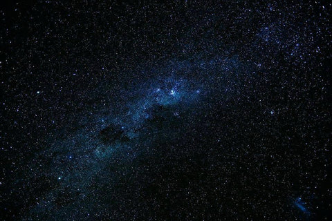 Milky Way seen from Ohau-Mackenzie Country-Canterbury White Modern Wood Framed Art Print with Double Matting by Wall, David