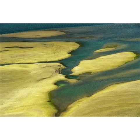 Canada, Alberta, Abstract of Kananaksis River Black Modern Wood Framed Art Print by Grandmaison, Mike