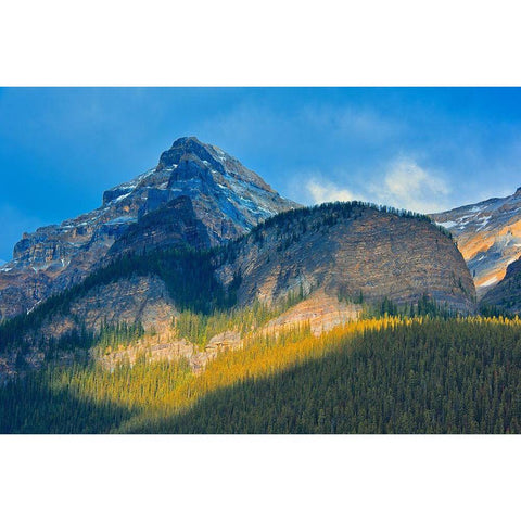 Canada-Alberta-Banff National Park Mountain landscape Black Modern Wood Framed Art Print by Jaynes Gallery