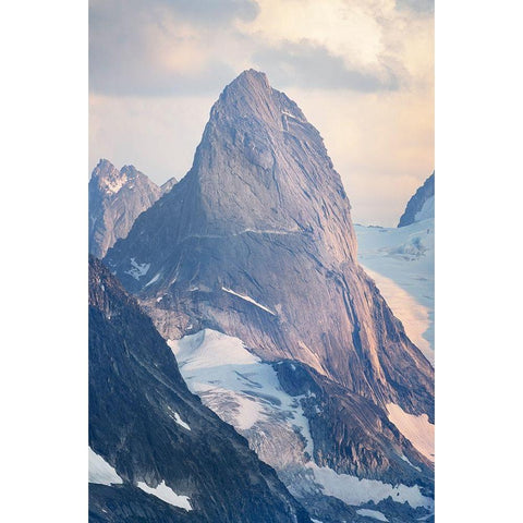 Bugaboo Spire-Bugaboo Provincial Park Purcell Mountains-British Columbia White Modern Wood Framed Art Print by Majchrowicz, Alan