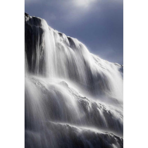 Canada, BC, Wells Gray PP Dawson Falls Black Modern Wood Framed Art Print by Paulson, Don