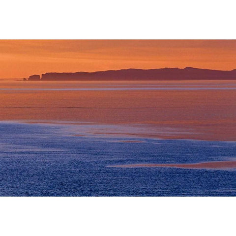 Canada, Nova Scotia, Bay of Fundy at dawn Gold Ornate Wood Framed Art Print with Double Matting by Grandmaison, Mike