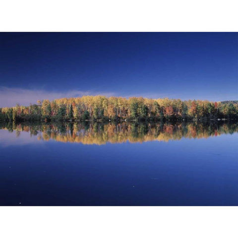 Canada, Ontario, Quebec, Ottawa River Black Modern Wood Framed Art Print by Grandmaison, Mike