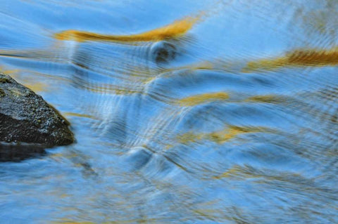 Canada, Ontario Oxtongue River water rippling Black Ornate Wood Framed Art Print with Double Matting by Grandmaison, Mike