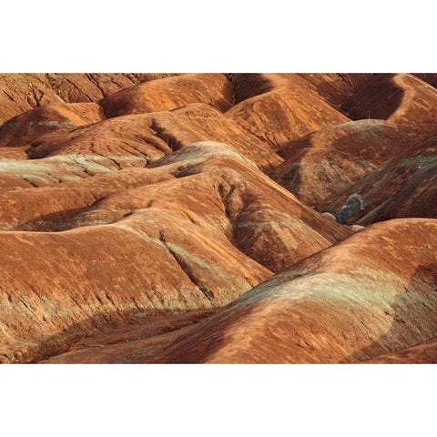 Canada, Cheltenham Cheltenham Badlands Gold Ornate Wood Framed Art Print with Double Matting by Grandmaison, Mike