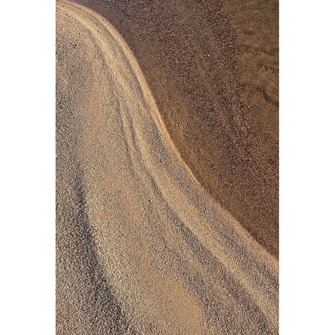 Canada-Quebec Abstract of lake shore White Modern Wood Framed Art Print by Jaynes Gallery