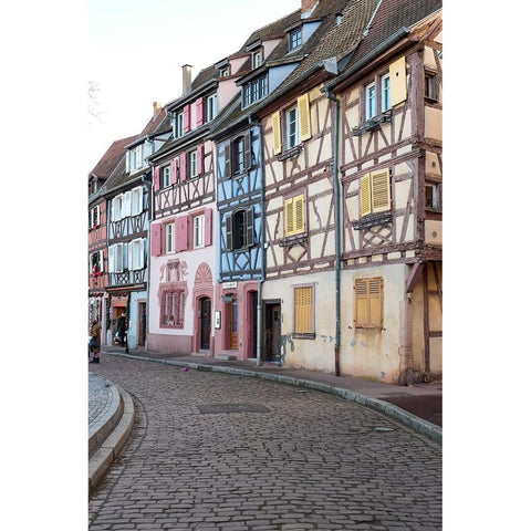 Colmar-France Old town Colmar which was founded in the 9th century Black Modern Wood Framed Art Print by McRoberts, Julien