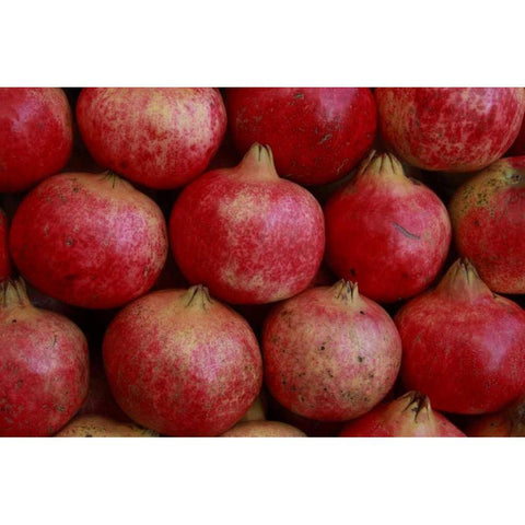 Greece, Athens Fresh pomegranates for sale Black Modern Wood Framed Art Print by Noble Gardner, Nancy