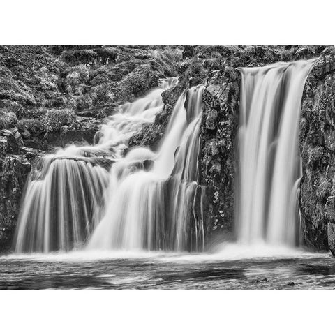 Kirkjufellsfoss-Iceland White Modern Wood Framed Art Print by Ford, John