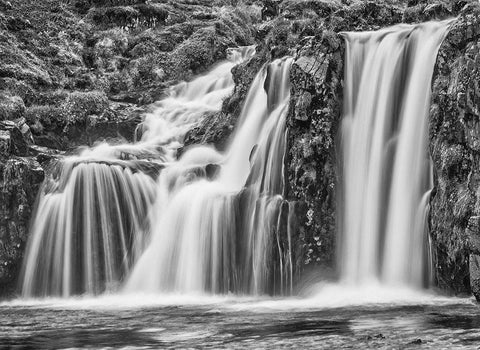 Kirkjufellsfoss-Iceland White Modern Wood Framed Art Print with Double Matting by Ford, John