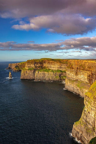 Cliffs of Moher in County Clare-Ireland Black Ornate Wood Framed Art Print with Double Matting by Haney, Chuck