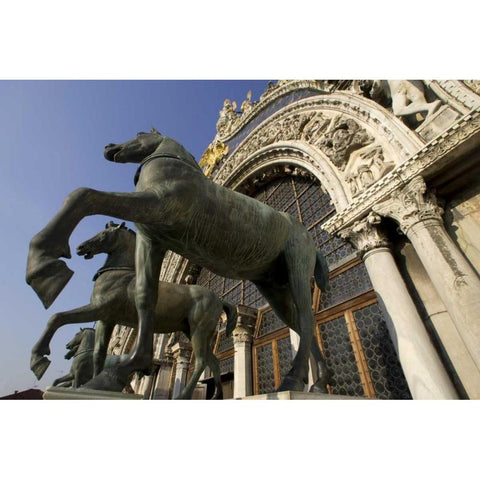 Italy, Venice San Marco- Basilica di San Marco Gold Ornate Wood Framed Art Print with Double Matting by Kaveney, Wendy