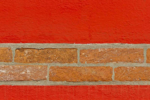 Italy, Venice Design contrast on building wall White Modern Wood Framed Art Print with Double Matting by Young, Bill