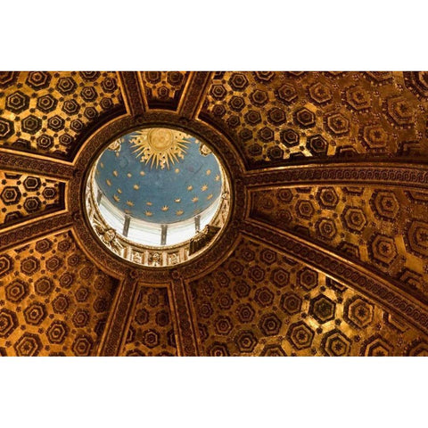 Italy, Tuscany, Siena Siena Cathedral interior Black Modern Wood Framed Art Print with Double Matting by Bush, Marie