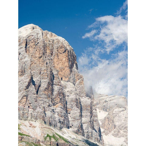 Tofana de Rozes in the Dolomites of Cortina dAmpezzo  Gold Ornate Wood Framed Art Print with Double Matting by Zwick, Martin