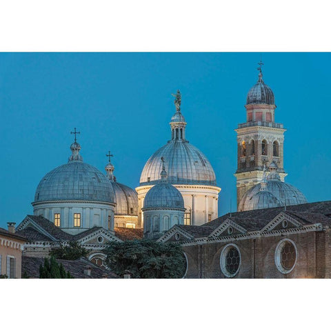 Italy-Padua-Basilica of St Anthony Black Modern Wood Framed Art Print with Double Matting by Tilley, Rob