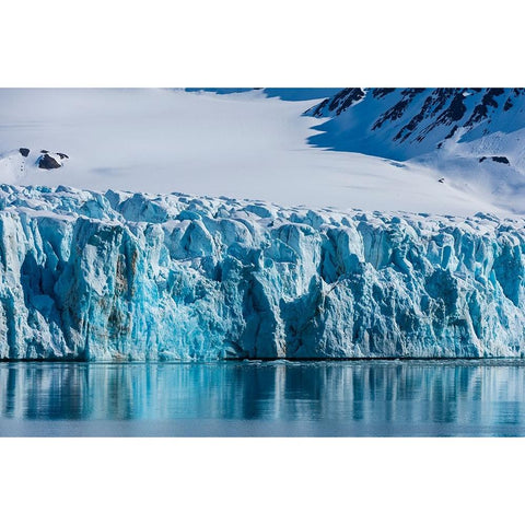 Lilliehookbreen Glacier-Spitsbergen-Svalbard Islands-Norway Gold Ornate Wood Framed Art Print with Double Matting by Pitamitz, Sergio