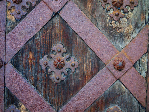 Castle in Pieskowa Skala-Ojcow-Poland-Europe White Modern Wood Framed Art Print with Double Matting by Miller, Anna