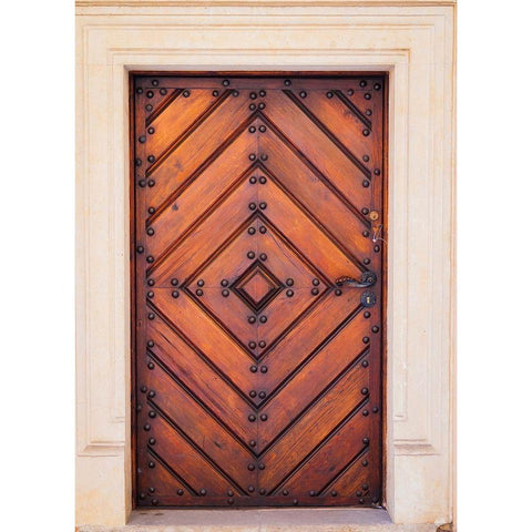 Castle in Pieskowa Skala-Ojcow-Poland-Europe Gold Ornate Wood Framed Art Print with Double Matting by Miller, Anna