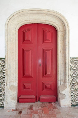 Cascais-Portugal White Modern Wood Framed Art Print with Double Matting by McRoberts, Julien