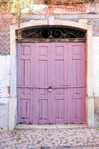 Lisbon-Portugal White Modern Wood Framed Art Print with Double Matting by McRoberts, Julien