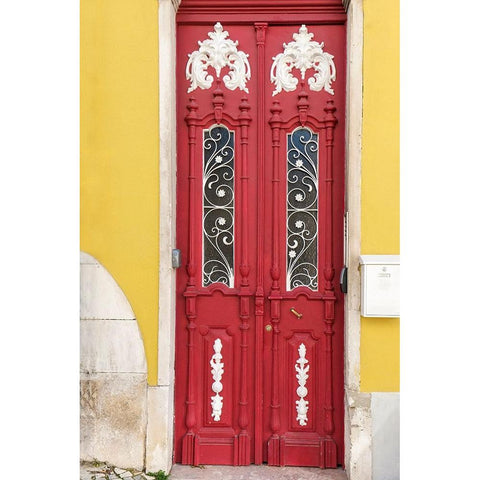 Lisbon-Portugal Black Modern Wood Framed Art Print with Double Matting by McRoberts, Julien