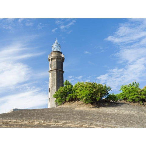 Nature Reserve Vulcao dos Capelinhos Faial Island-an island in the Azores in the Atlantic Ocean  Black Modern Wood Framed Art Print with Double Matting by Zwick, Martin